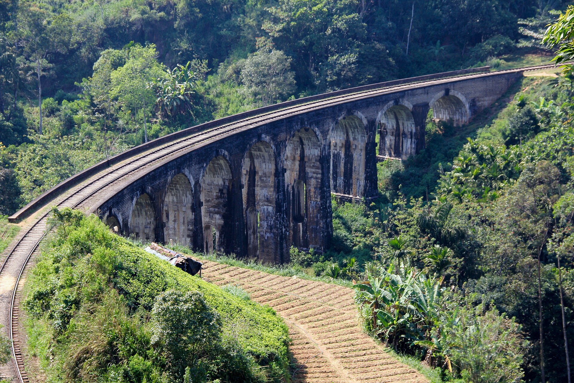 Travelling through the Sri Lankan hill country